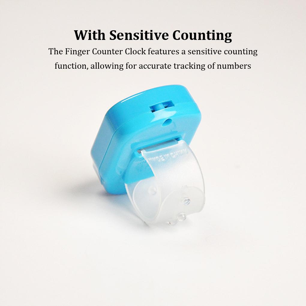 Palm Timer Finger Counter Clock Compact And Colorful LCD With Time Electronic Digital Counting