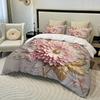 Floral Bedding Set Princess Duvet Cover Set Quilt Cover With Pillowcase For Bedroom Decor Birthday Gift Halloween Christmas Gift