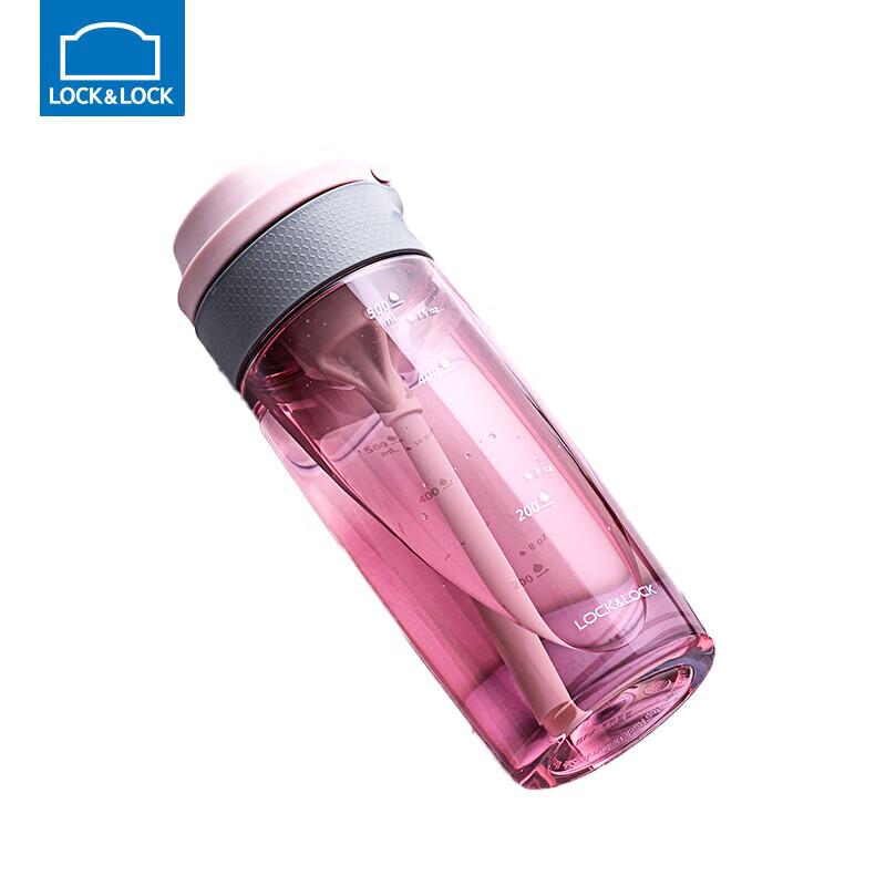 LocknLock Portable Sport Straw Bottle with Scale