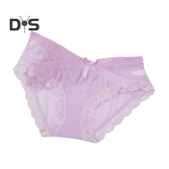 Women's Sexy Panties Lace See Through Underwear Low Rise Thin Mesh Sheer Underpants Breathable Bikini Briefs