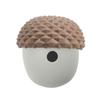 Pet toy dog leaked food ball edible silicone acorn shape feeding fun interactive wild toy ball