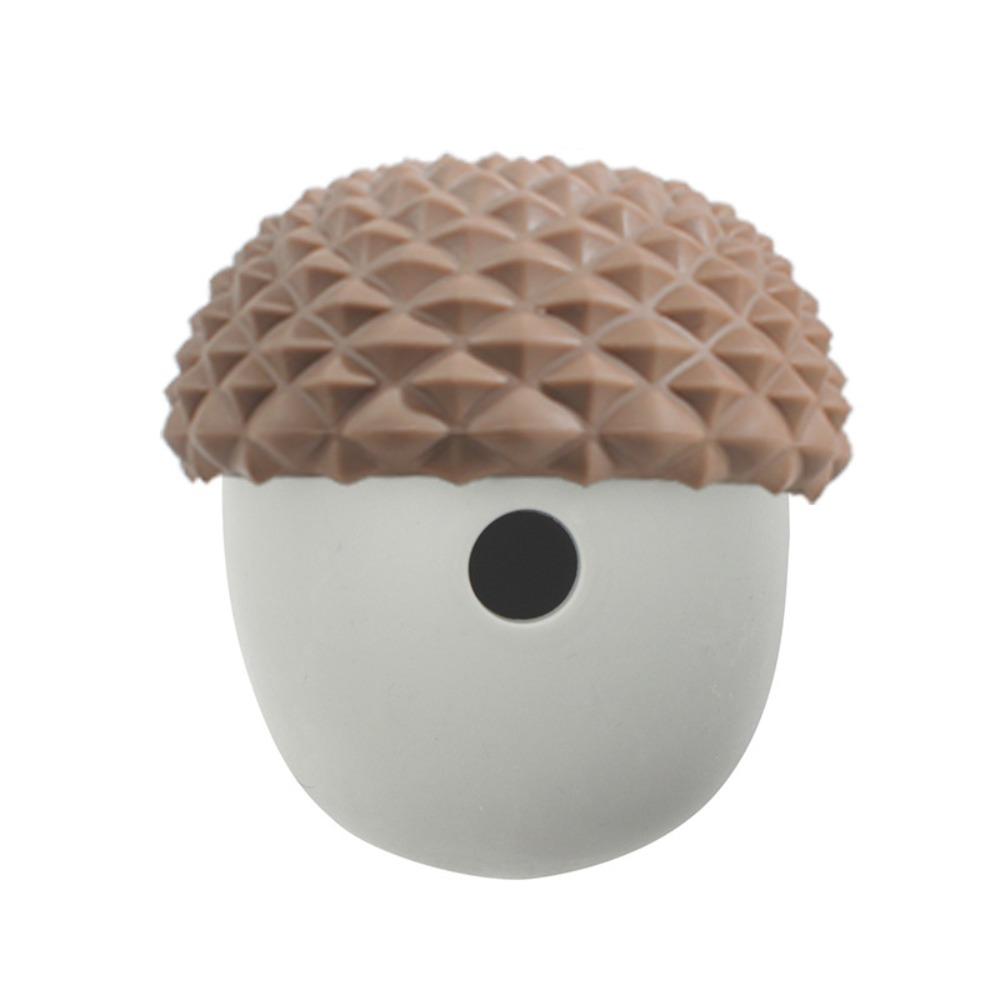Pet toy dog leaked food ball edible silicone acorn shape feeding fun interactive wild toy ball