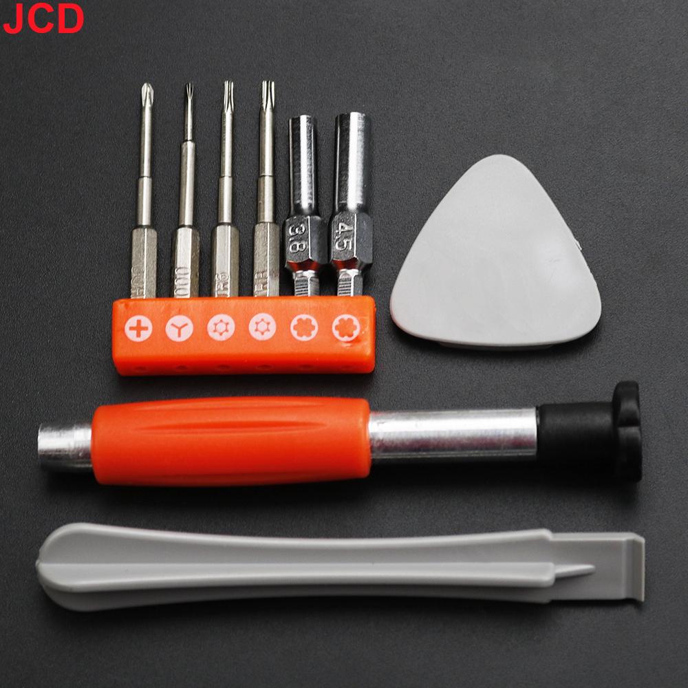 

JCD 1 Set For Switch Screwdriver NGC Handle Controller Screwdrivers Switch Disassembly For PSP GBA 3DS Game Screwdriver Tool Set оранжевый
