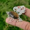 925 Silver Bauxite Gemstone Bezel Anniversary New Trendy Unique Pendant Jewelry