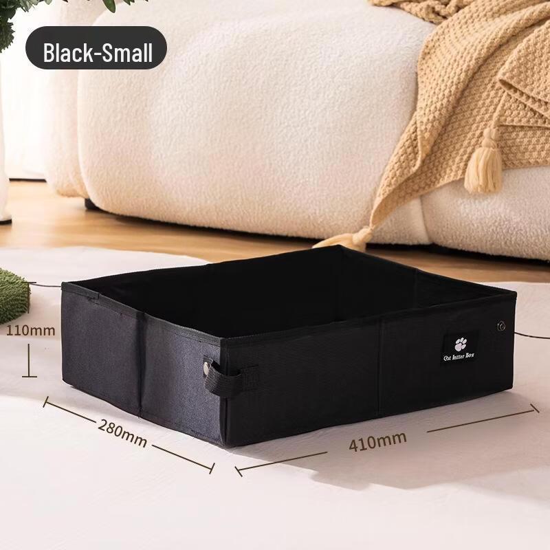 

SEE KEAN Portable Foldable Disposable Cat Litter Box