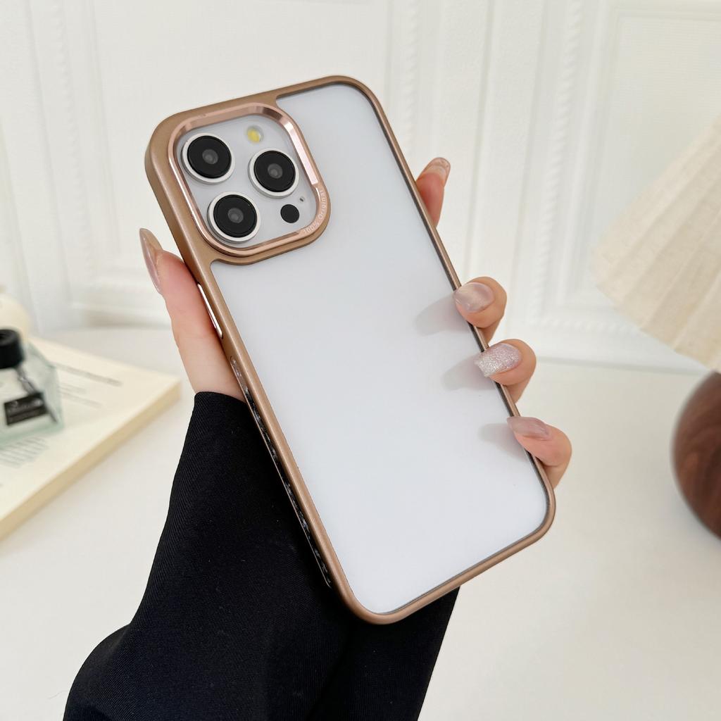 Applicable To Apple 16proMax New Mobile Phone Case Zhenyao IPhone 15 Metal Mirror Anti Fall 14 Transparent Protective Case