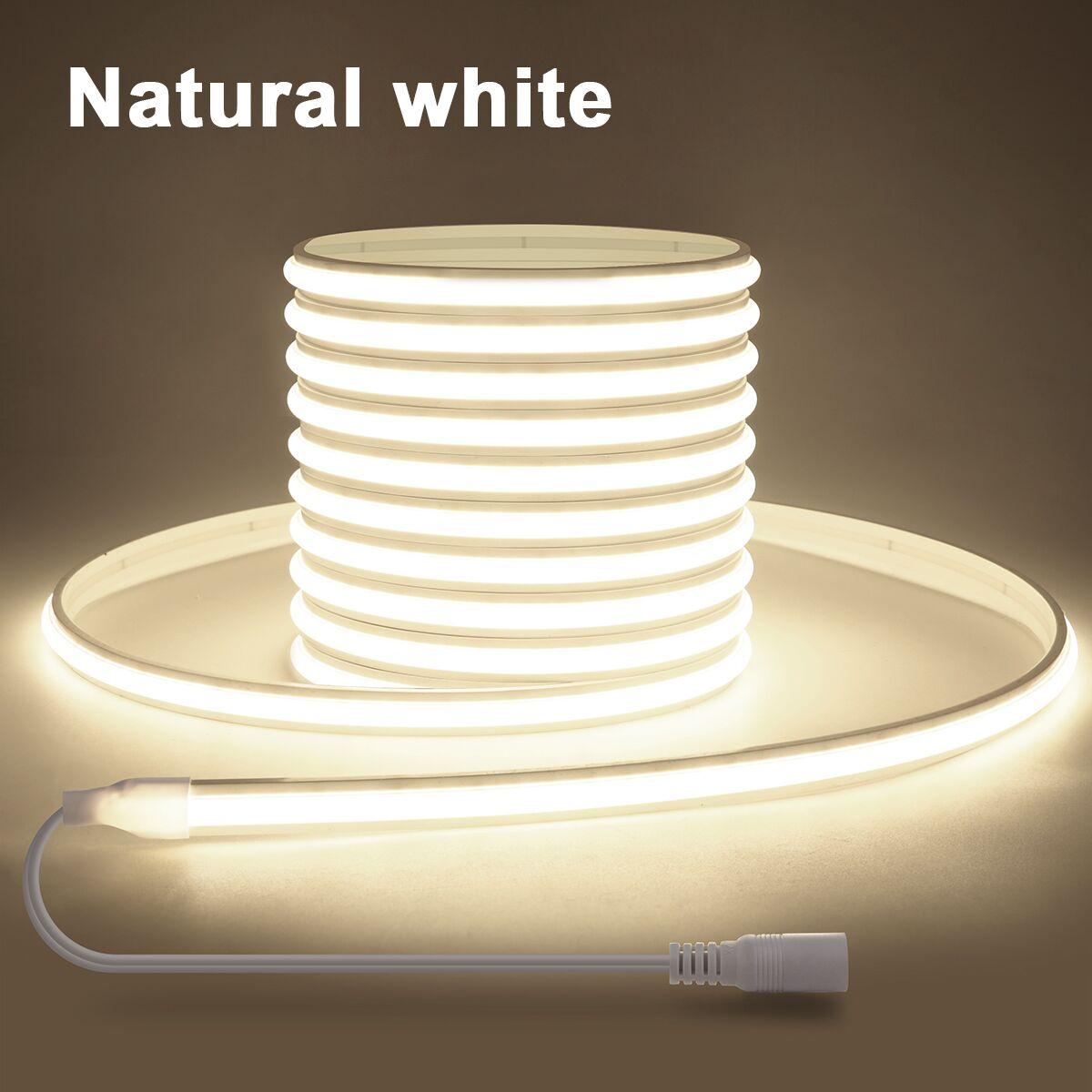 

Высококачественная COB светодиодная неоновая лента 24V, равномерное свечение, без темных зон, самоклеящаяся неоновая лента, водонепроницаемая светодиодная веревка, декор для комнаты 3M