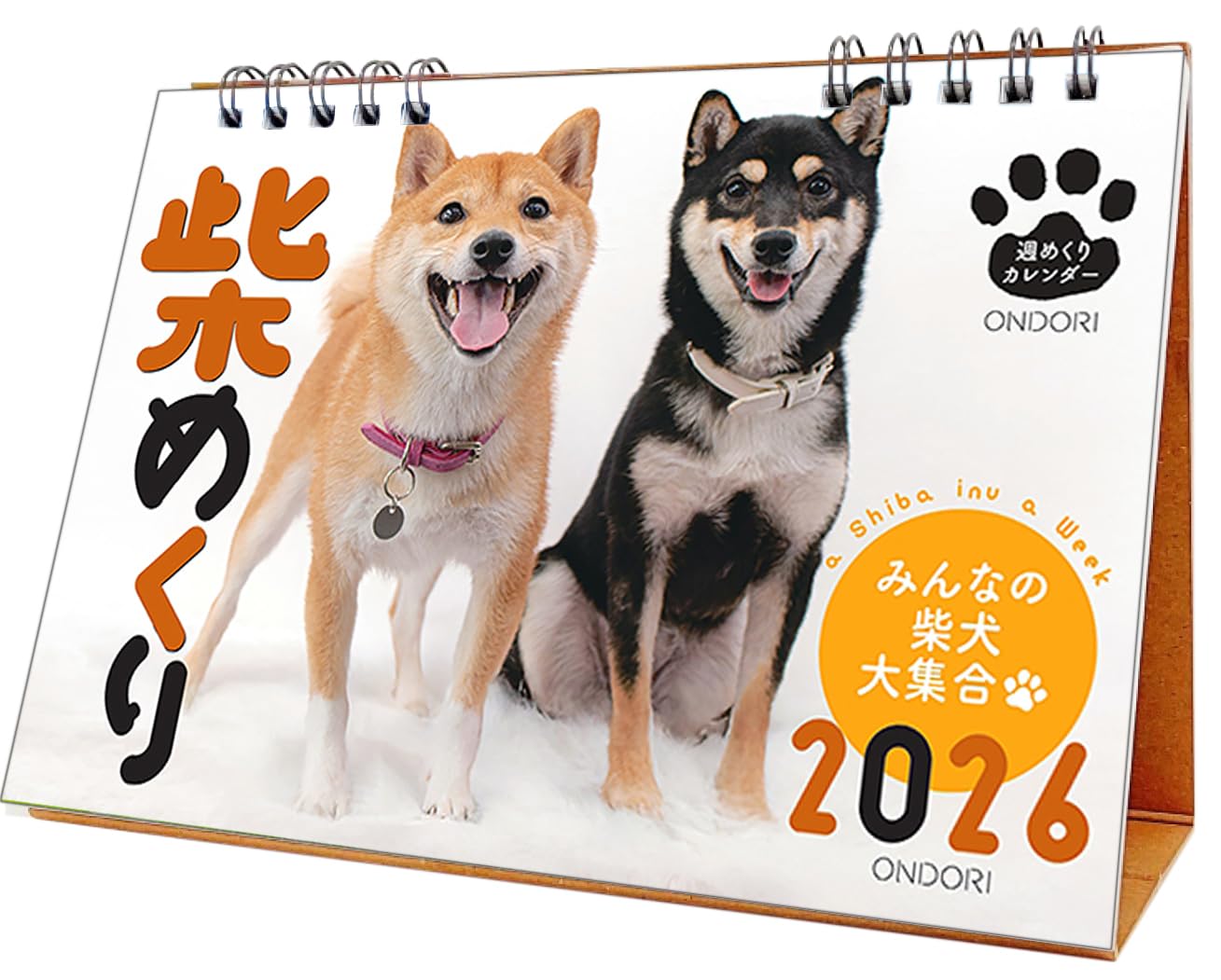 

Shiba Mekuri 2026 Desk Calendar CK-D26-03