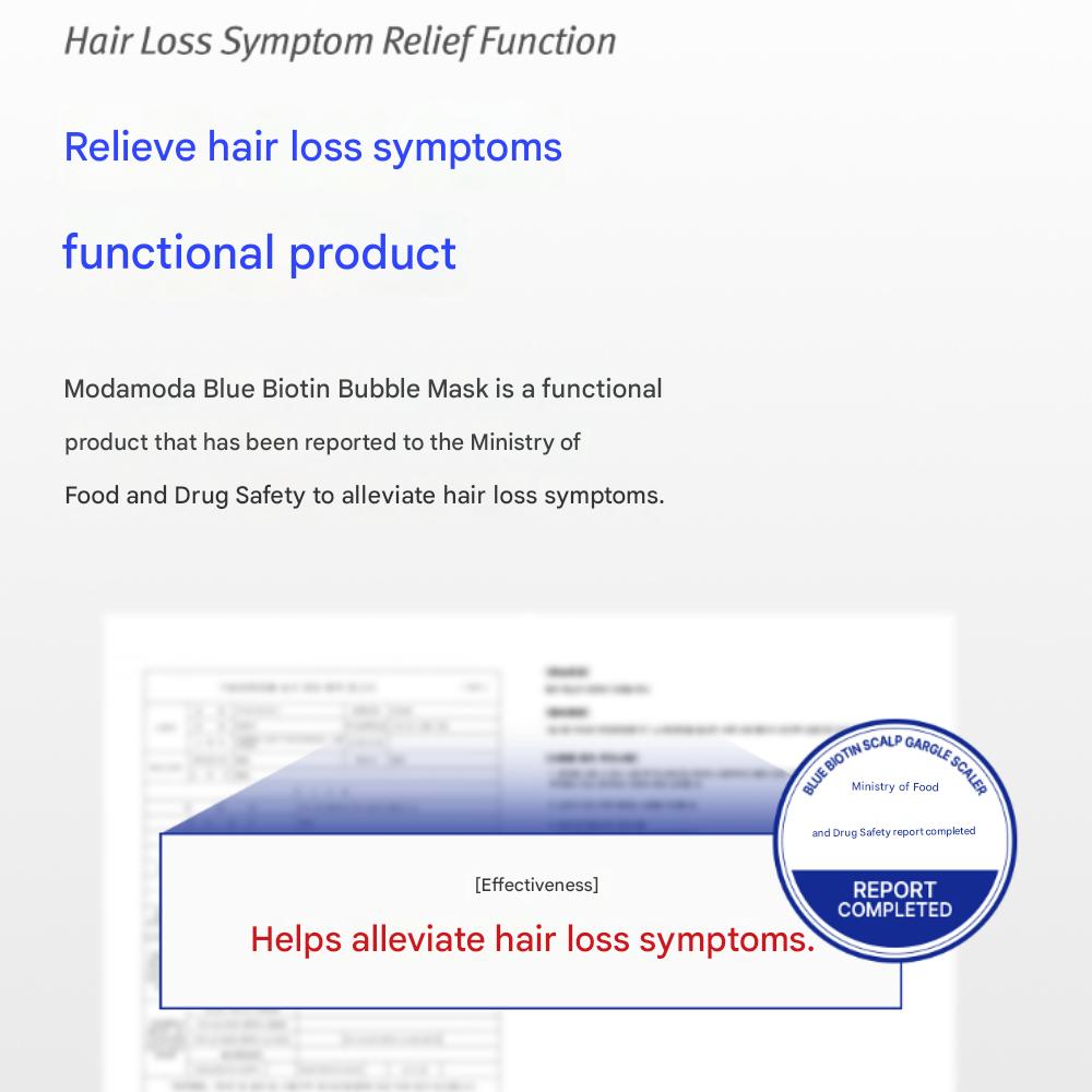 Modamoda Step01 Blue Biotin Scalp Shampoo 300 ml