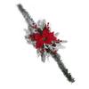 Battery Operated Mailbox Garlands Easy Install Festival Wreath for Wall and Window Ornamentation Party Accessory