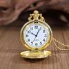 2pcs/set,1PC Fashion Men's ‘rose Pattern Design’quartz Pocket Watch & 1PC Mens Classic Golden Cross Necklace Pendant, Ideal Choice for Gifts