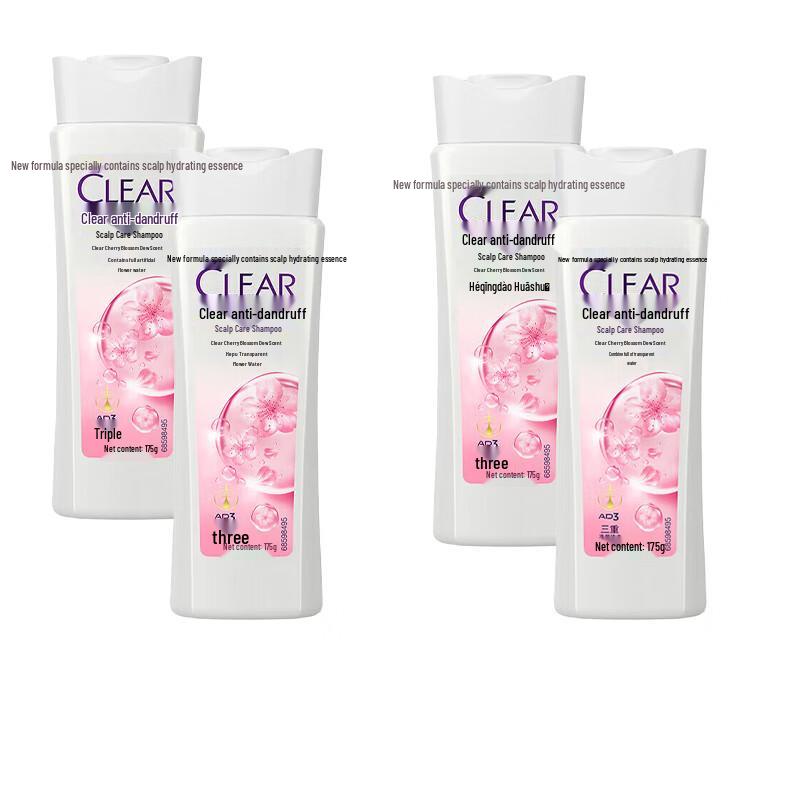 Clear Anti-Dandruff Shampoo, Cherry Blossom Scent