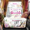 Abuelita Blanket Personalized Name Soft Comfortable Stylish Blanket Car Blanket Perfect For Travel Camping Outdoor Home Suitable For All Seasons Ideal