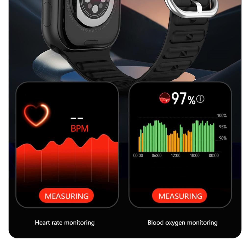 Chytré hodinky Rainbuvvy B18 4G 2GB RAM 16GB ROM AMOLED Super HD Celá obrazovka 2MP kamera Vodotěsnost IP67 Monitorování srdeční frekvence Dlouhá výdrž Běžné hodinky