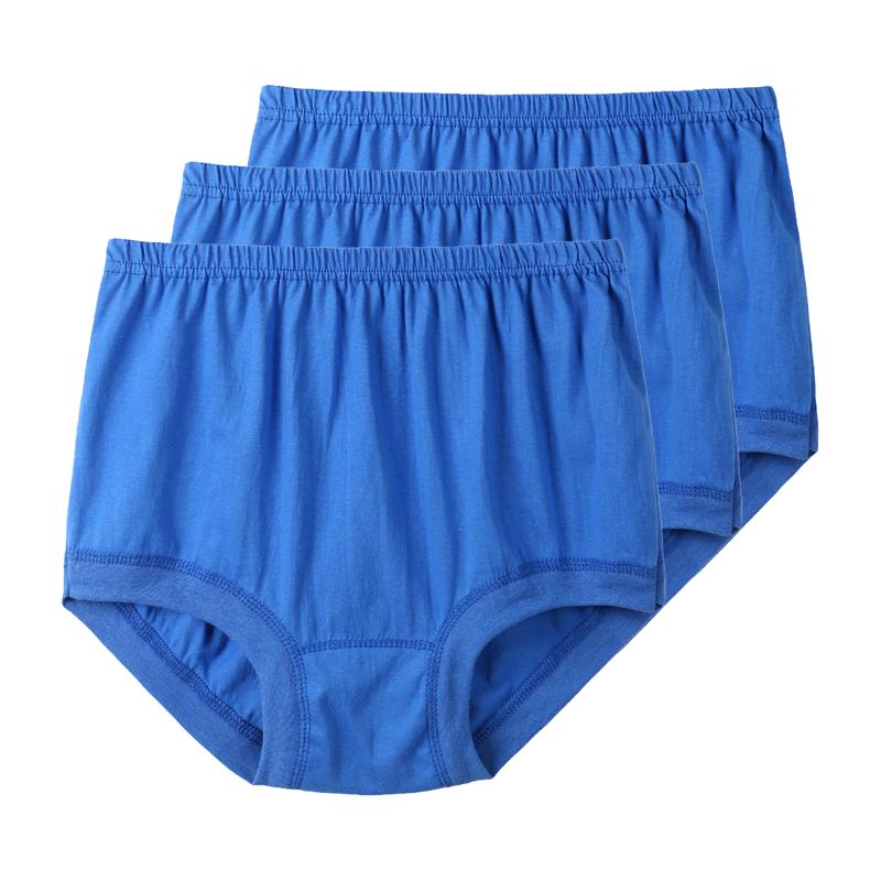 3PCS Big Size Underwear Men's Briefs Large Underpants Middle-aged and elderly Cotton ComfortablePanties L XL 2XL 3XL 4XL 5XL