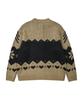 LMR Schannony Heavy Nordic Cardigan Beige
