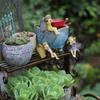 Garden Figure Resin Angel Micro Landscape Bonsai Decoration Miniature Figurines Garden Decoration Home Decor