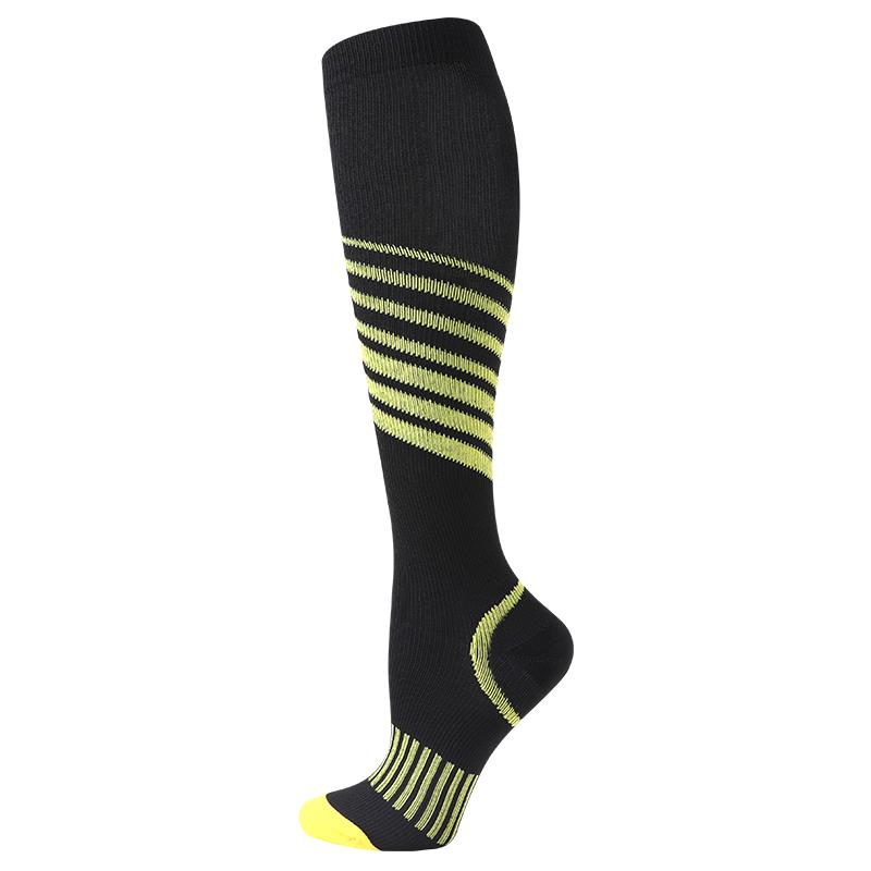 1 Pair Running Graduated Pressure Leg Area Warmers 20-30Mmhg For Running Marathon Cycling Football Varicose Veins Hosiery For Men'S Active Socks
