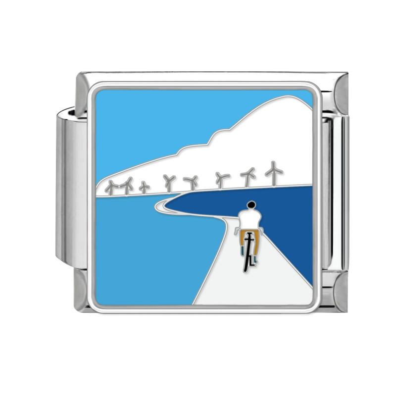 Blue Night Starry Sky Moon Star Cats Dog Heart Butterfly Italian Charm Links Fit 9mm Stainless Steel Bracelet Women DIY Making