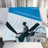 Fighter Aircraft Top Gun Patterns Blanket Fashion Flannel Blanket Cosy Lazy Couch Cover Blanket Super Soft Sheet Mattresses