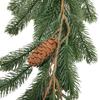 Green Artificial Pine Wreaths Xmas Tree Home Decoration Hanging Garland Rattan Pinecone Party Party Simulation Greenery Plants
