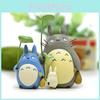 Cartoon Totoro Handcraft Toy With Leaf Pattern For Office Decor And Gift Giving