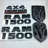 Schwarzer Dodge Ram 1500 Emblem-Badge-Satz für einen eleganten Fahrzeuglook**