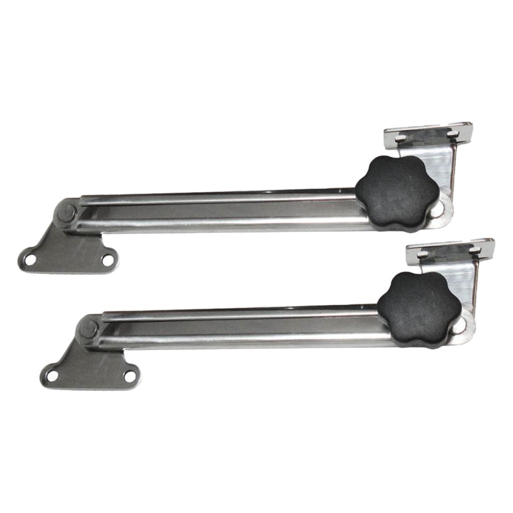 2x 8" Stainless Steel Boat Lock Hatch Deck Hinge Adjustable Latch Fastener