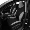 Front Car Seat Covers Fashion Style 2PCS High Back Bucket Car Seat Cover 2 PCS Gray Color