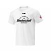 Li Ning CBA Series Letter Logo Breathable Round Neck Trendy Short Sleeve T-Shirt Unisex T-Shirts AHSVE61-2MORETHAN-BAS