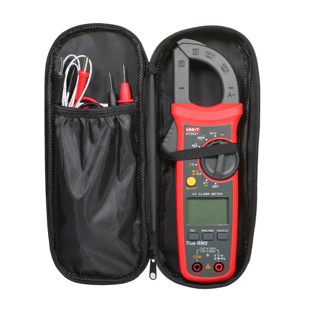 UNIT UT202+ 4000 Counts Digital Clamp Meter True RMS Multimeter Clamp Ammeter Voltage Meter NCV