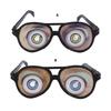 Halloween Streichspielzeug Witz Lustige Augen Brille Streich Verkleidungen Brille Halloween Aprilscherz Party Accessoire für Frauen Männer