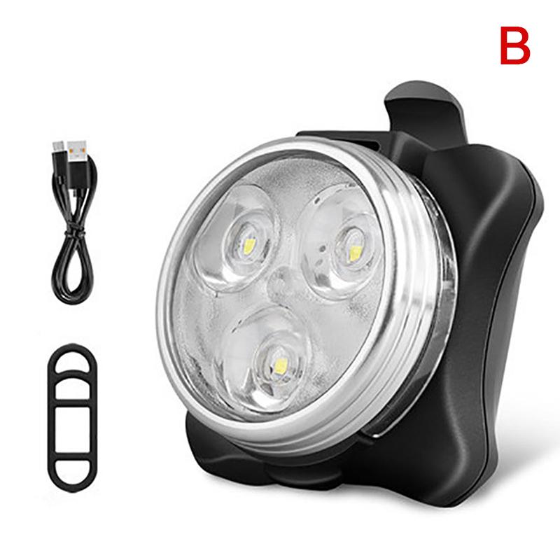 Usb Rechargeable Bike Light Set,Super Bright Front Headlight And Rear Led Bicycle Light,650Mah ,4 Light Mode Options