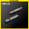 NITECORE Titanium Safety Alarm NWS10 120dB High-Decibel Signal, Wearable Pendant & Key Ring, Survival Tool for Camping Hiking
