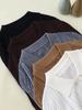 Women's 100% Wool Polo Collar Sweater with Gauze Wave Pattern - Spring/Autumn Pullover Base Layer