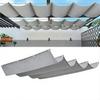 Retractable Sun Shade Sail, Sun Shade Canopy with Eyelets And Rope, Adjustable Shade Cover Sun Protection Waterproof Outdoor Awning for Garden Patio
