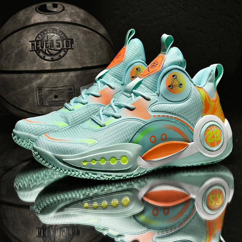 New Men's Sports Shoes Fashion Mesh Breathable Sports Casual Basketball Shoes