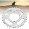 428 38 teeth sprocket, 4 holes, Rear Sprocket Steel Rear Drive Sprocket for Off Road Bikes and Motorcycles Silver