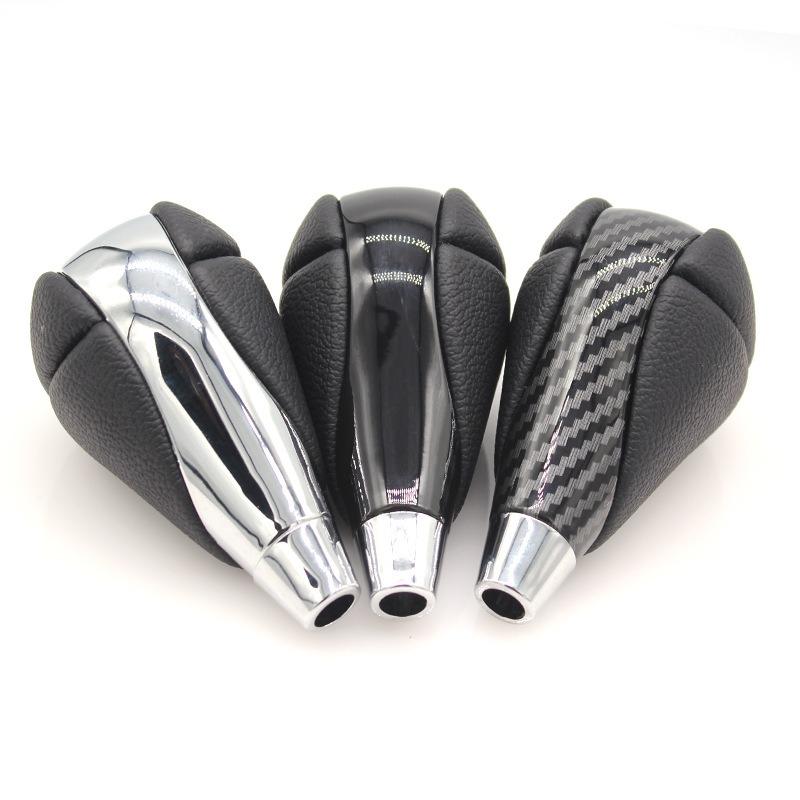 For Toyota/Lexus Automatic Gear Lever Knob - 8mm Threaded Leather Shifter (Hole-Free), Long-Lasting Car Interior Accessories