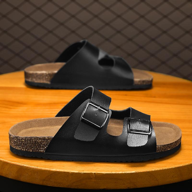 Fashion CYYTL Mens Slippers Casual Outdoor Beach Shoes Sandals Summer Walking Slides Comfort Lightweight Designer Leather Fashion Luxury