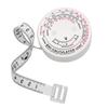 1 Pcs 150cm BMI Body Mass Index Retractable Tape Calculator Diet Tape Measures Tools Automatic Telescopic Tape Measure