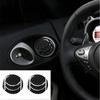 Real Carbon Fiber Interior Trim Sticker For Nissan 370Z Z34 2009- Air Outlet Dashboard Vent Cover Car Interior Accessories
