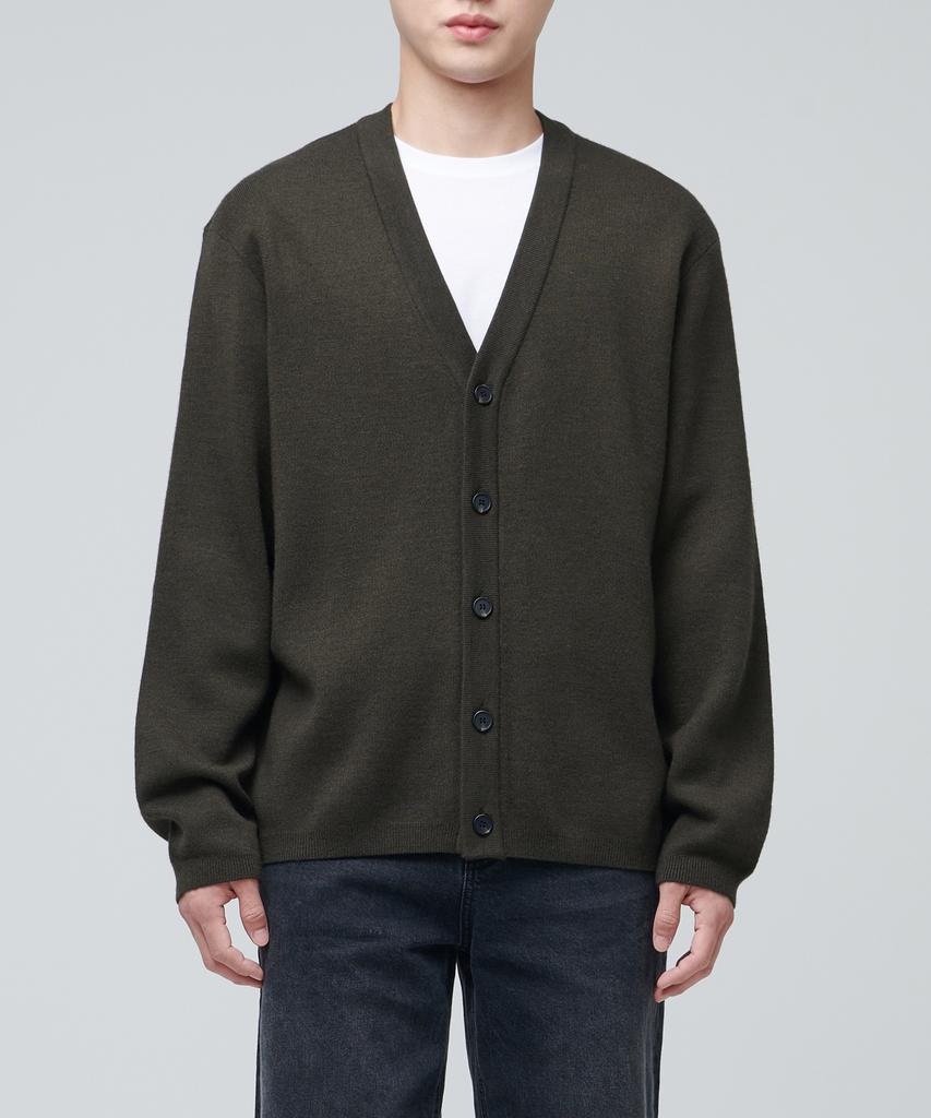 Musinsa Standard Minimal Cardigan [Van Dyke Brown]