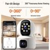 Mingsheng 4G Dual-Lens Indoor PTZ Security Camera (CN Version)