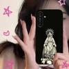 Virgen Mary Virgin Bible Phone Case For Samsung S24,S21,S22,S23,S30,Ultra,S20,Plus,Fe,Lite,Note,10,9,5G Black Soft Cover