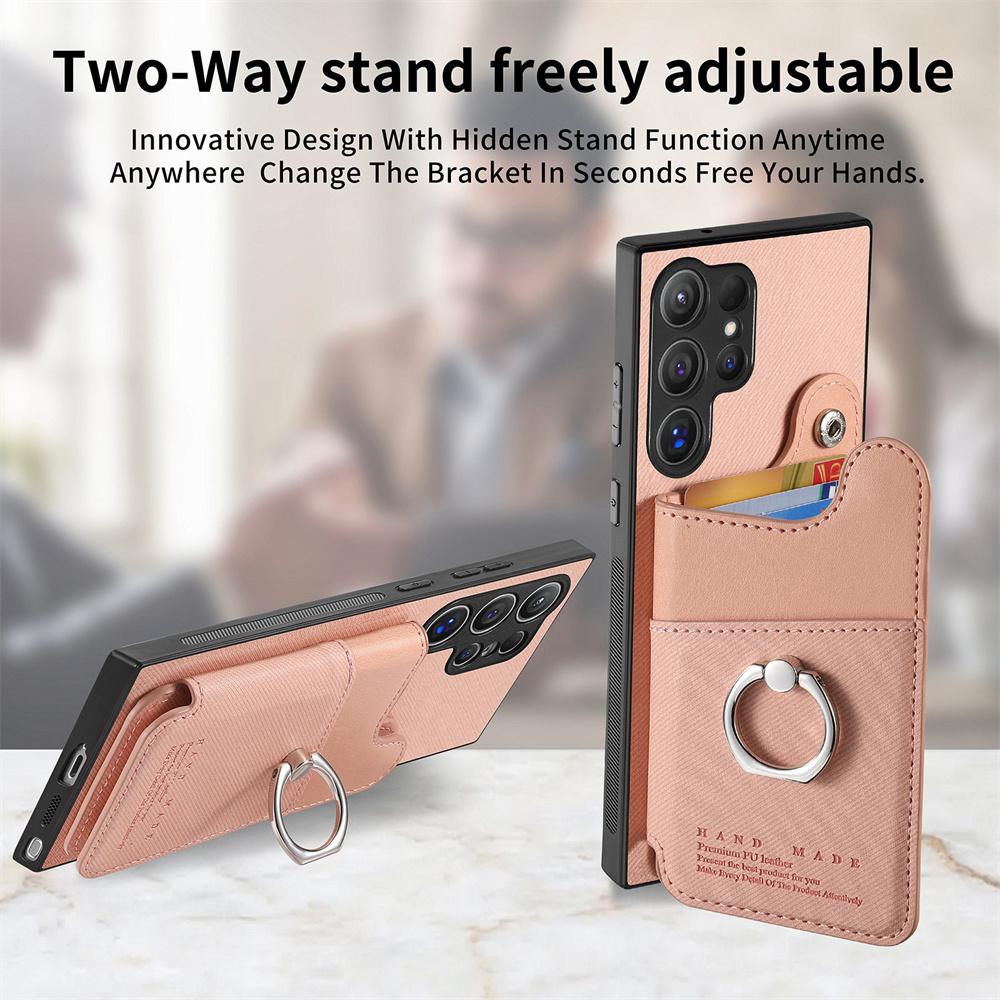 RFID-blockierende magnetische Handyhülle für Samsung S25 Ultra S24 S22 Plus S23 FE A16 A26 A36 A56 A55 5G Brieftasche mit Kartenhalter