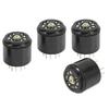 New 4x 9Pin Bakelite Vacuum Tube Socket Saver Base For 12AX7 12AU7 ECC82 ECC83 Amps, 4 Pcs