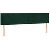 Box Spring Bed with Mattress Dark Green 120 x 190 cm Velvet
