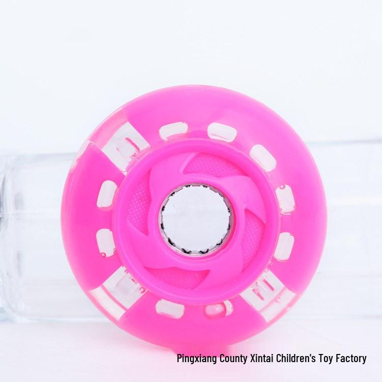 

24PU Мигающие колеса для самоката и роликовых коньков - 70 мм полиуретан 70*24 mm