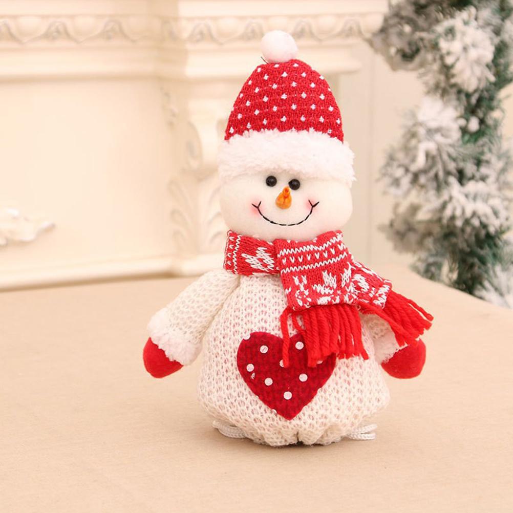 Reusable Snowman Candy Bags Christmas Drawstring Gift Pouches Fabric Storage for Holiday Treats Small Present Wrapping